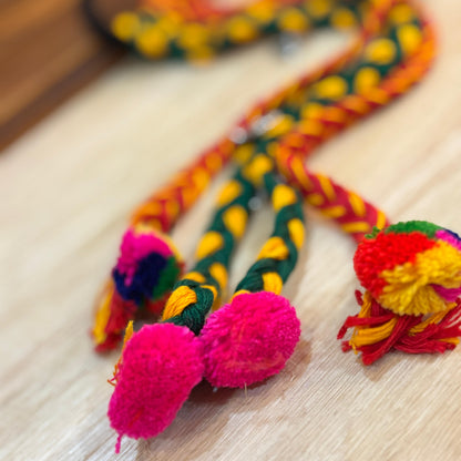 Festive Braided Tassle Hairtie