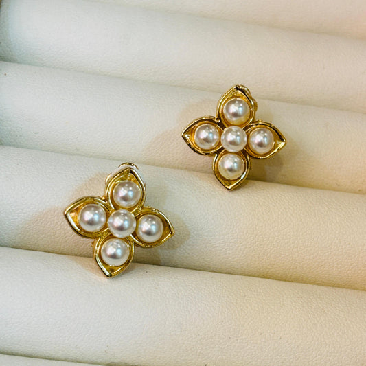 Pure Spark Pearl Clip-On Earring