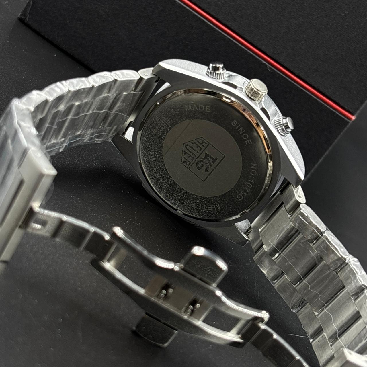 Tag Heuer Carrera Silver Chronograph Watch