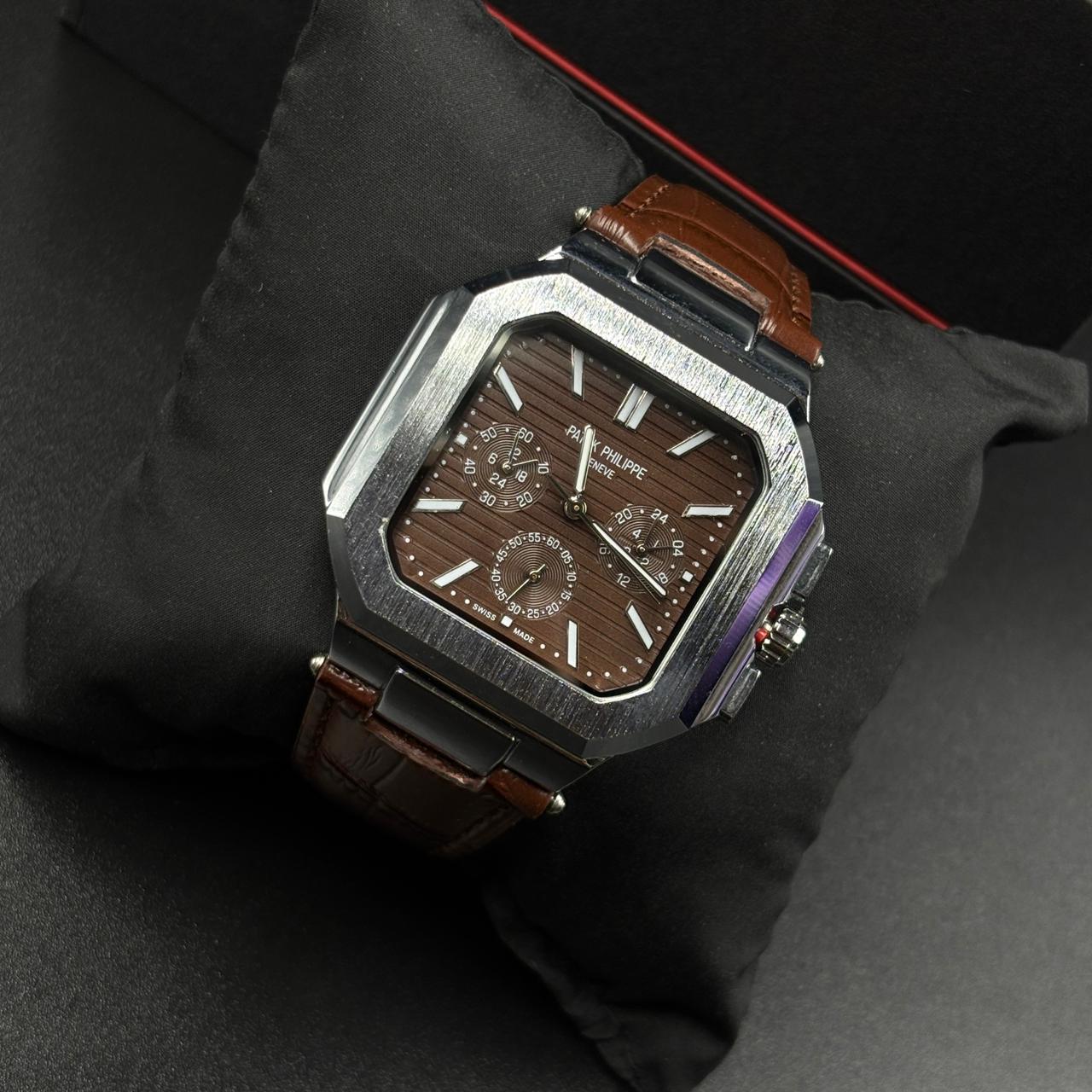 Patek Philippe Brown Chronograph Watch