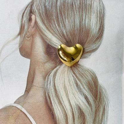 Heart Hair Cuff Tie