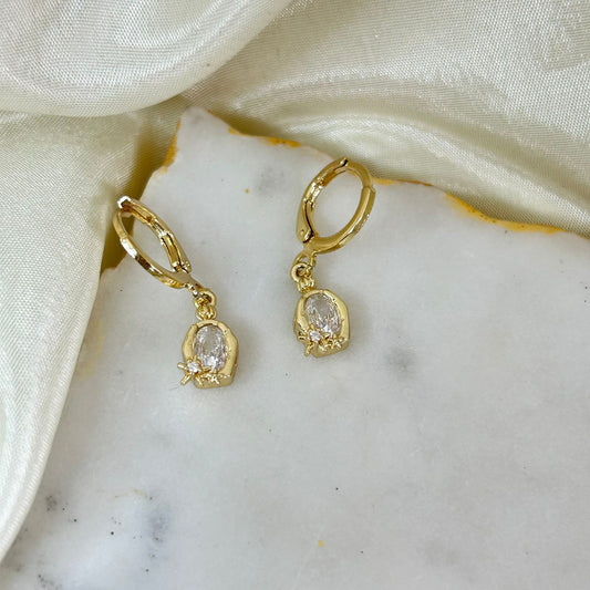Astro Pin Huggies (Gold)