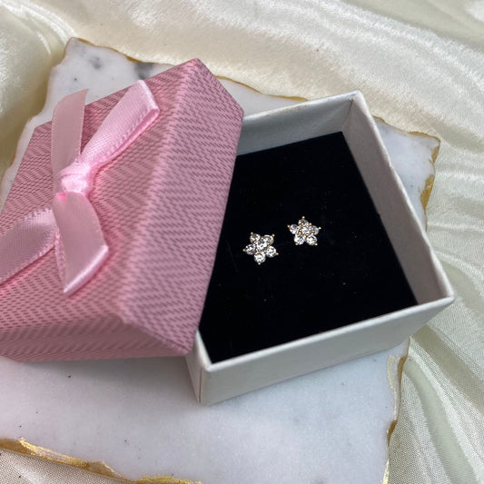 Floral Flick Studs