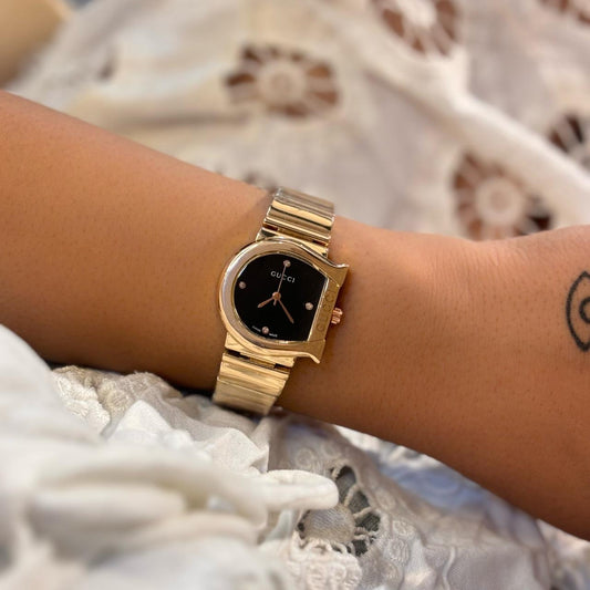 Gucci Black G Dial Watch