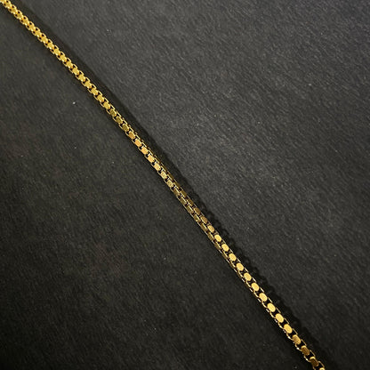 Flat Box 18K Gold Plated Chain (Thin)