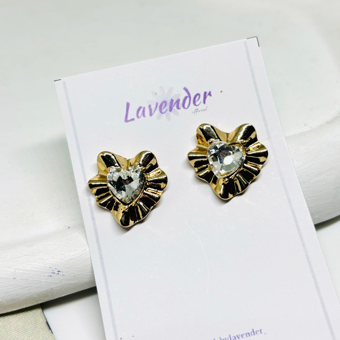 Heart Wrapped Studs