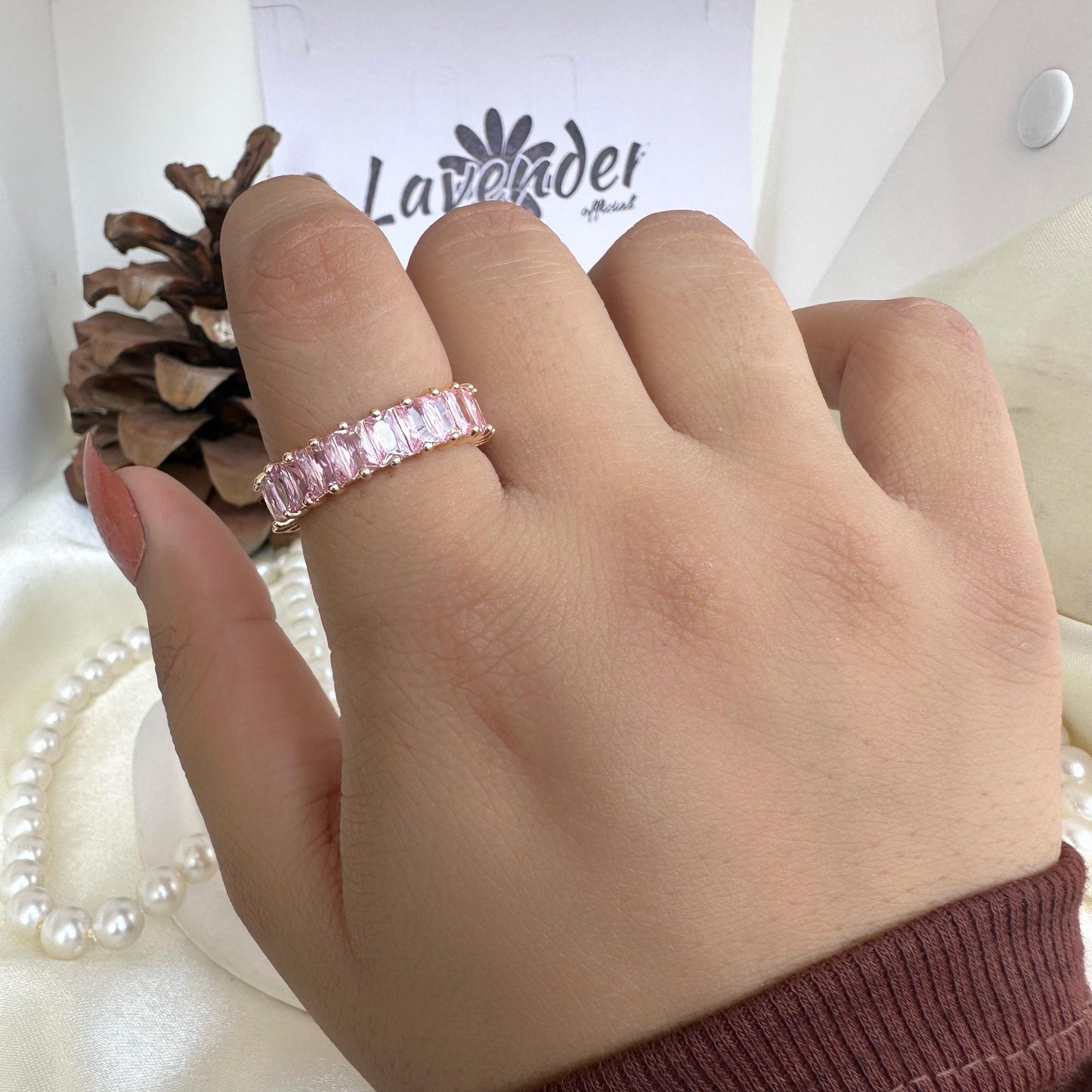 Pinklight Band Ring