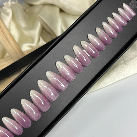 Ombré Cat Eye Nails 06