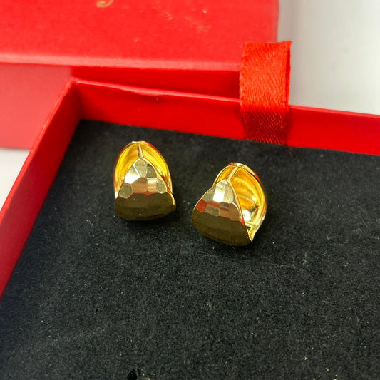 Golden Shield Earrings