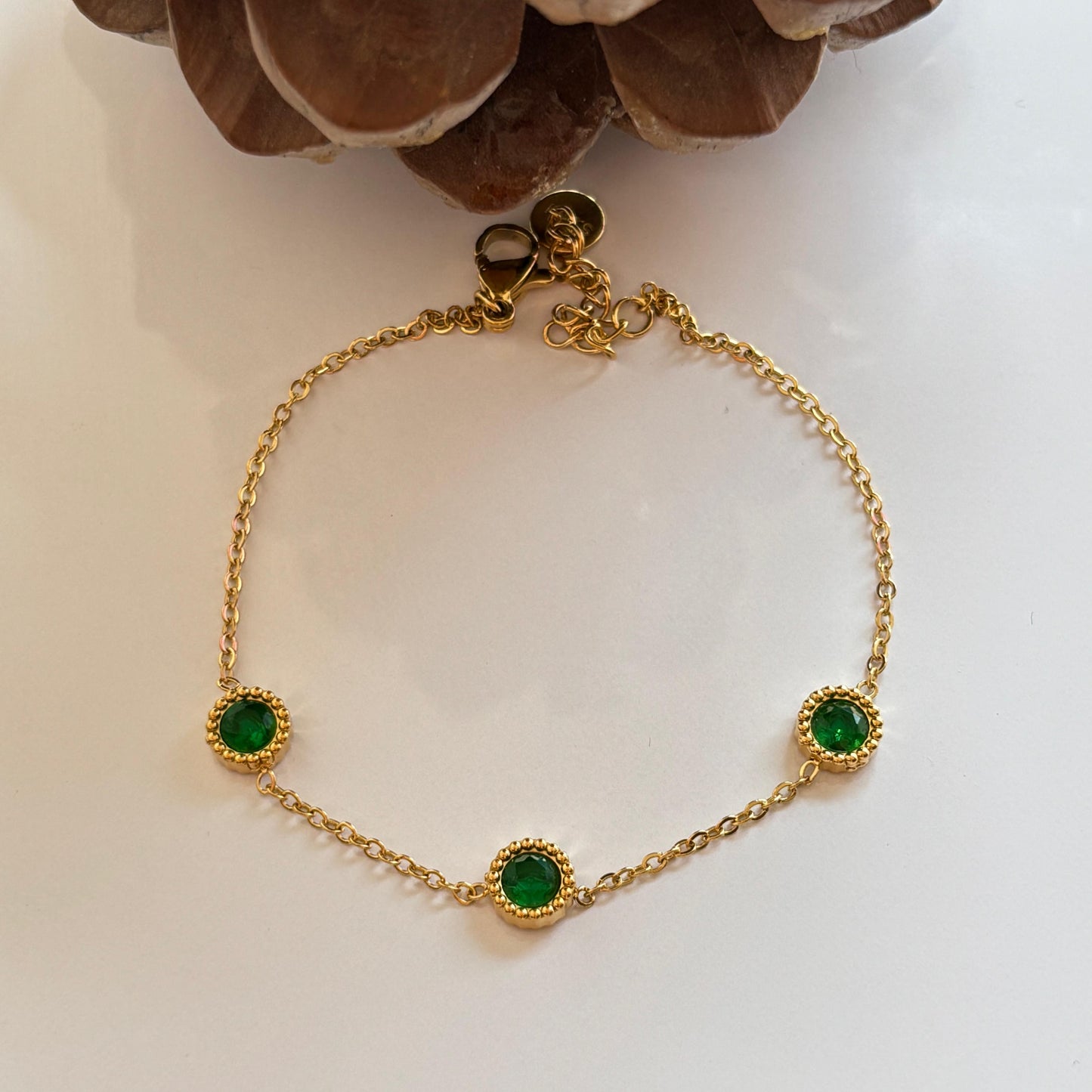 Emerald Olivia Bracelet