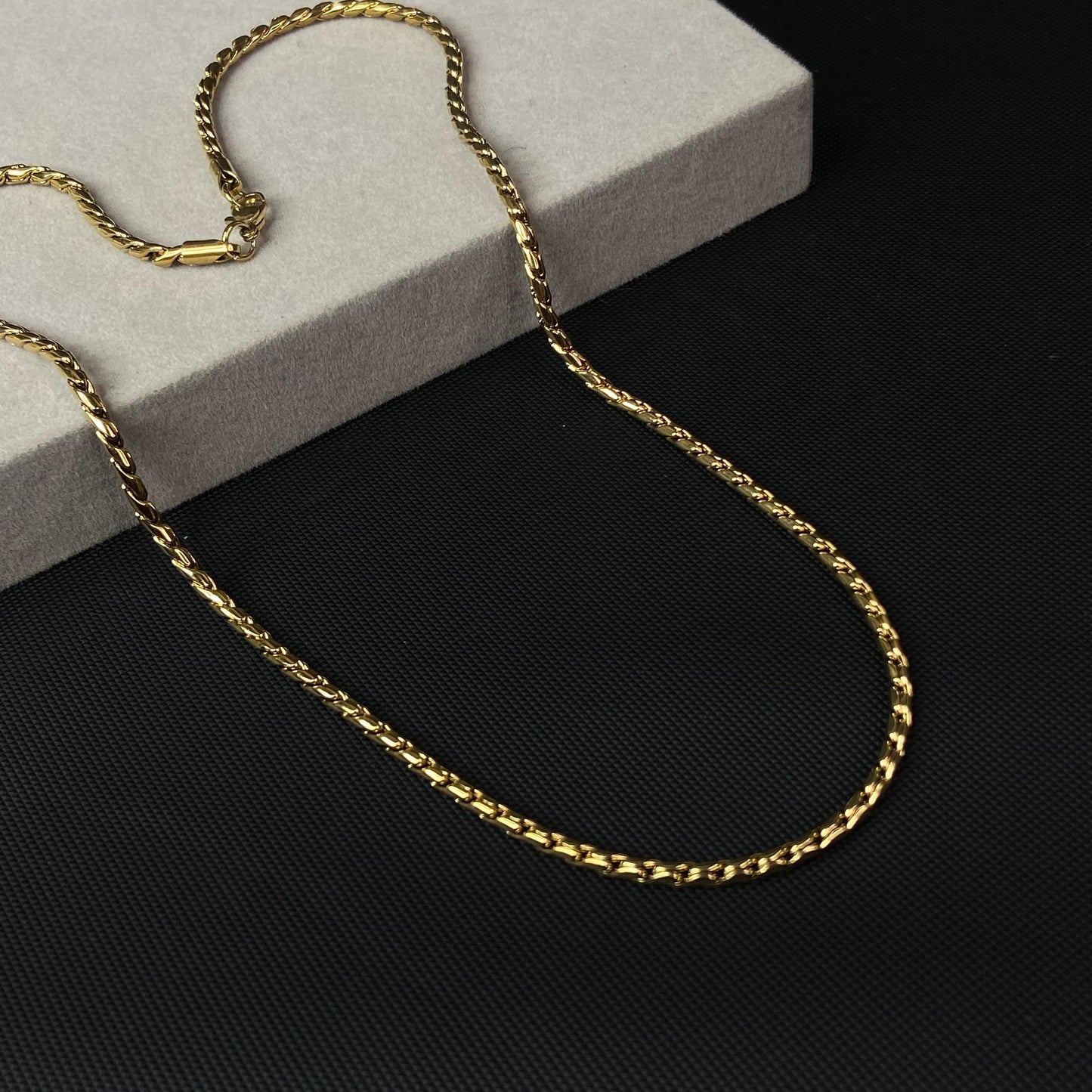 Dominus Gold-Plated Men's Chain 5mm