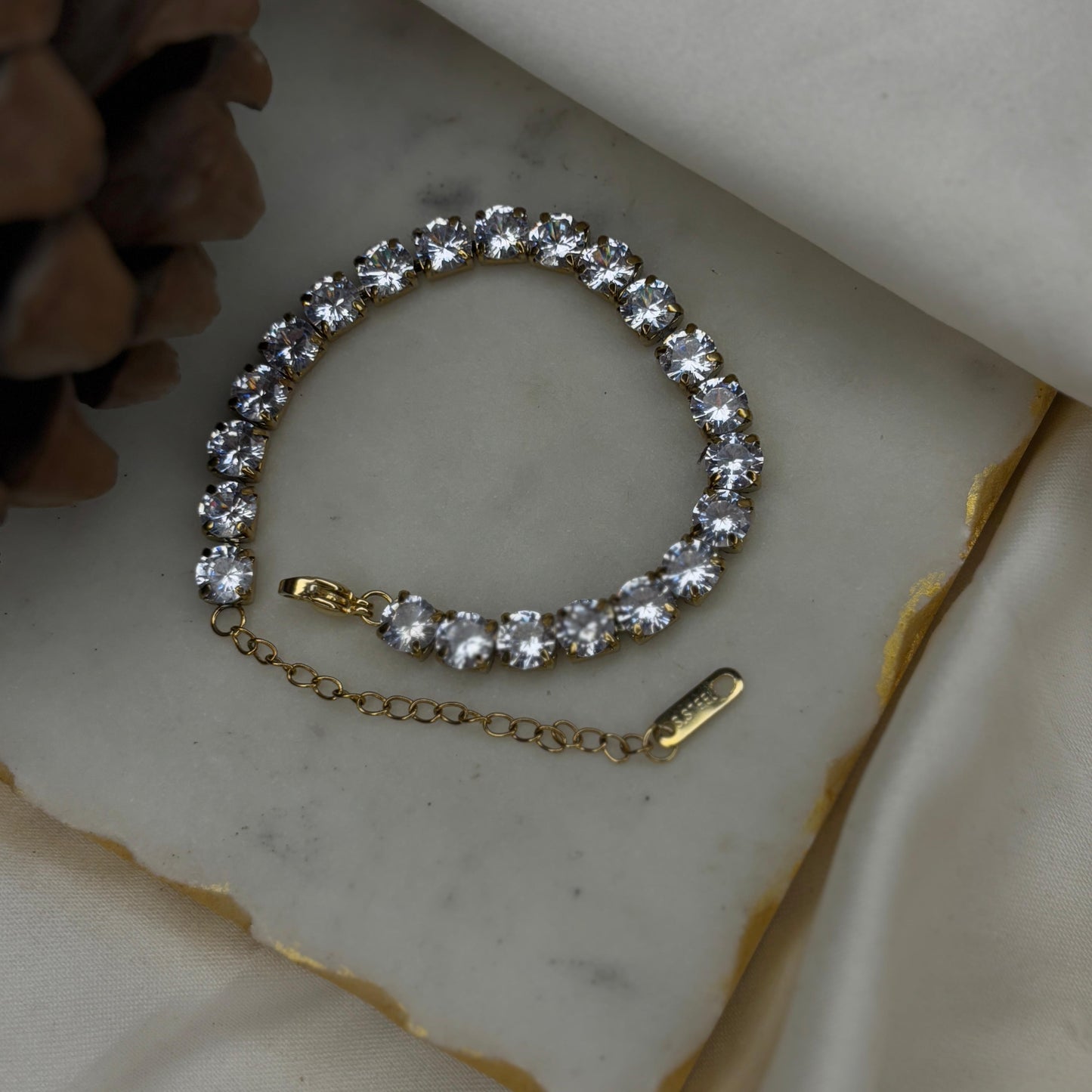 Eternal Spark Gold Chain Bracelet