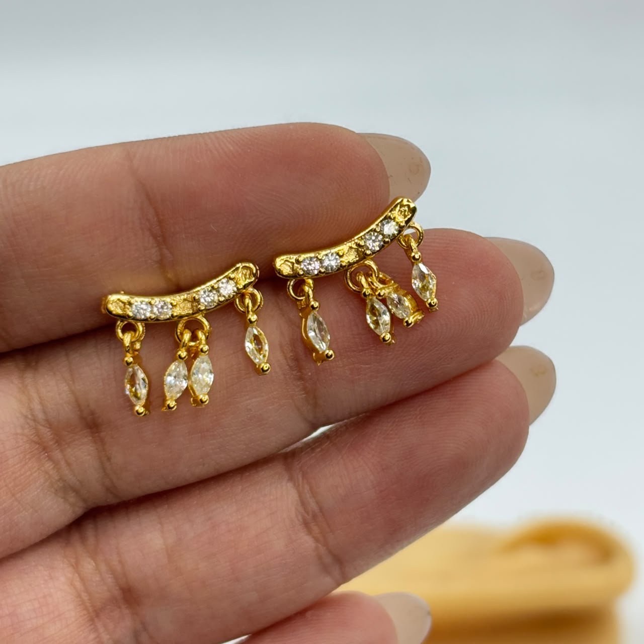 Glimmer Flatback Earrings