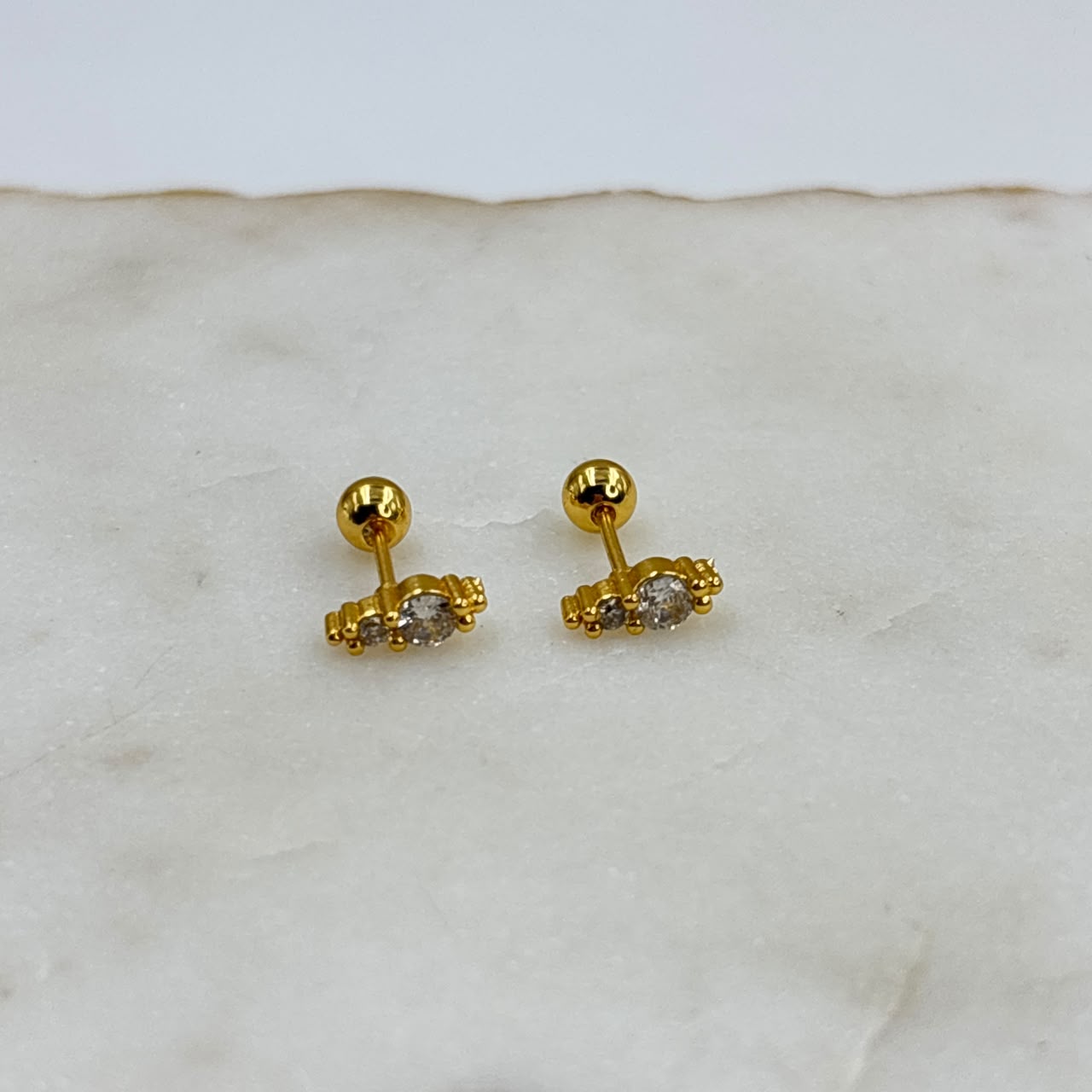 Ivy Flatback Earrings