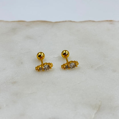 Ivy Flatback Earrings