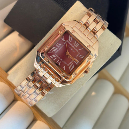 Crtr Red Dial Watch