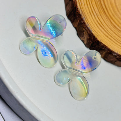 Butterfly Holographic Studs