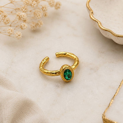 Emerald Elara Ring