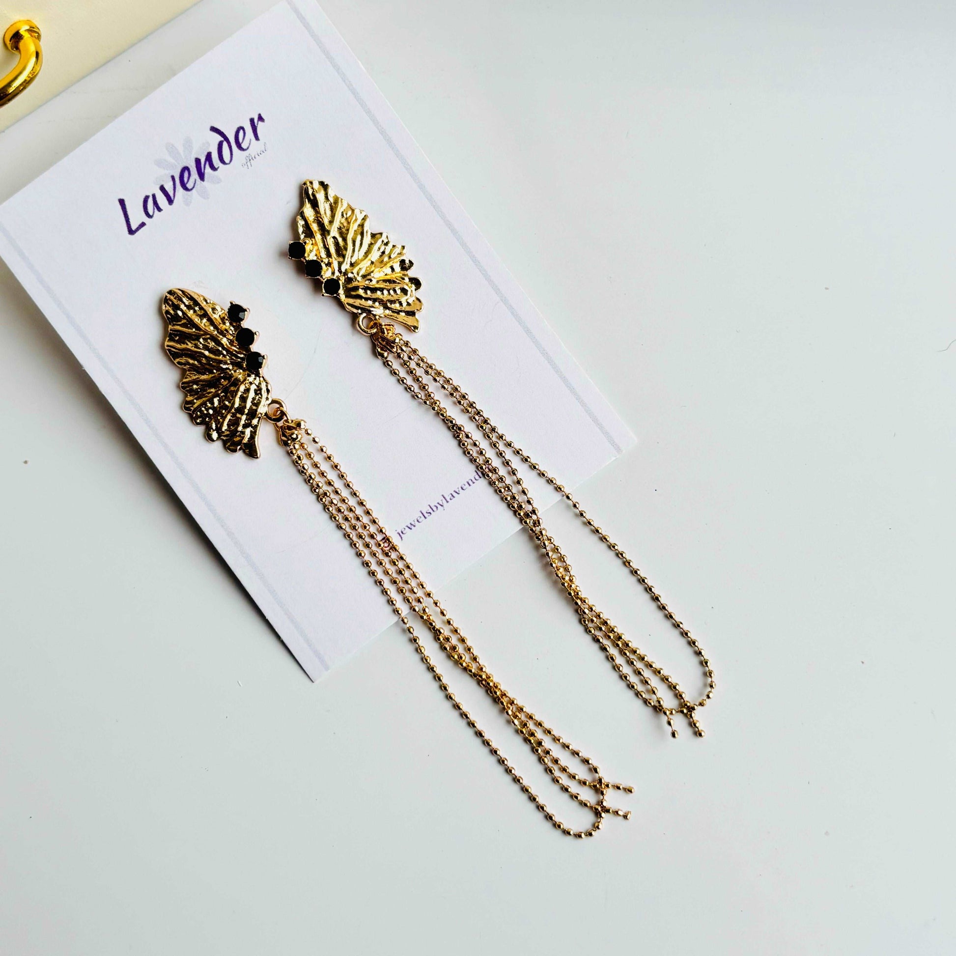 Butterfly Tassle Earrings