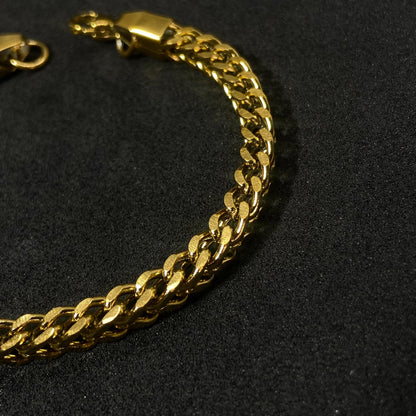 Athens 18K Gold Plated Chain Bracelet