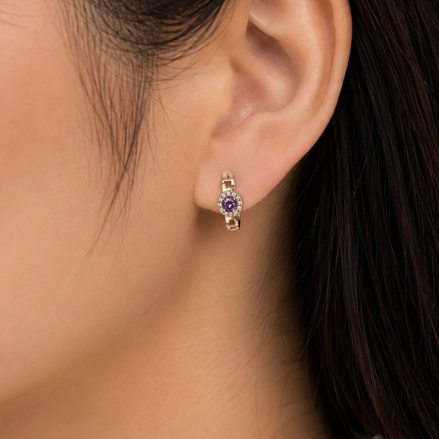 Celeste Mini Luxe Hoop Earrings