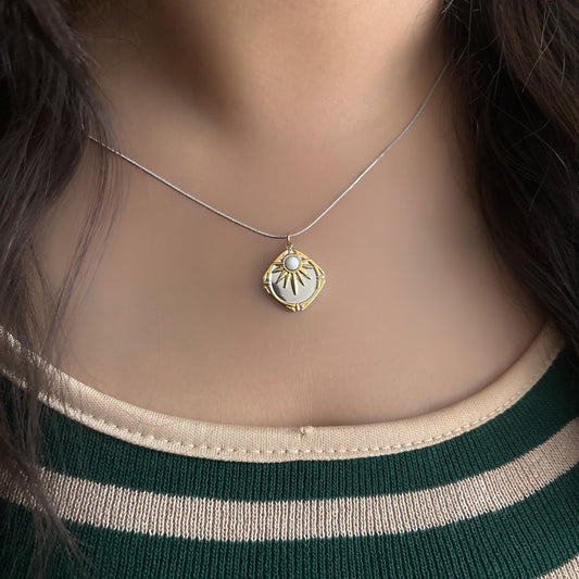 Drone Dual Tone Necklace