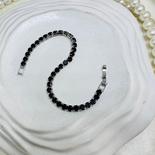 Classic Black tennis Bracelet