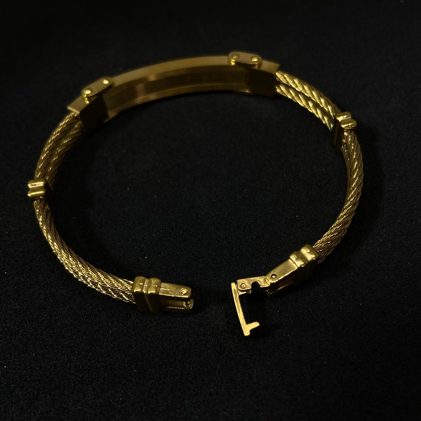 Matrix 18K Gold Plated Premium Bracelet