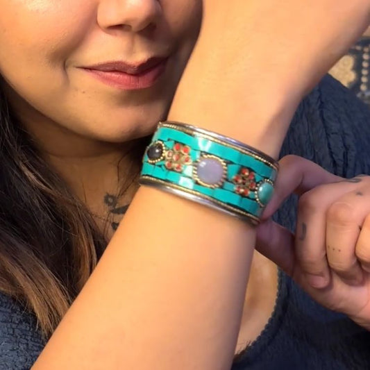 Mahira Natural Stone Boho Bracelet