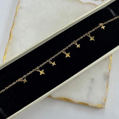 Starry Minimal Chain Bracelet