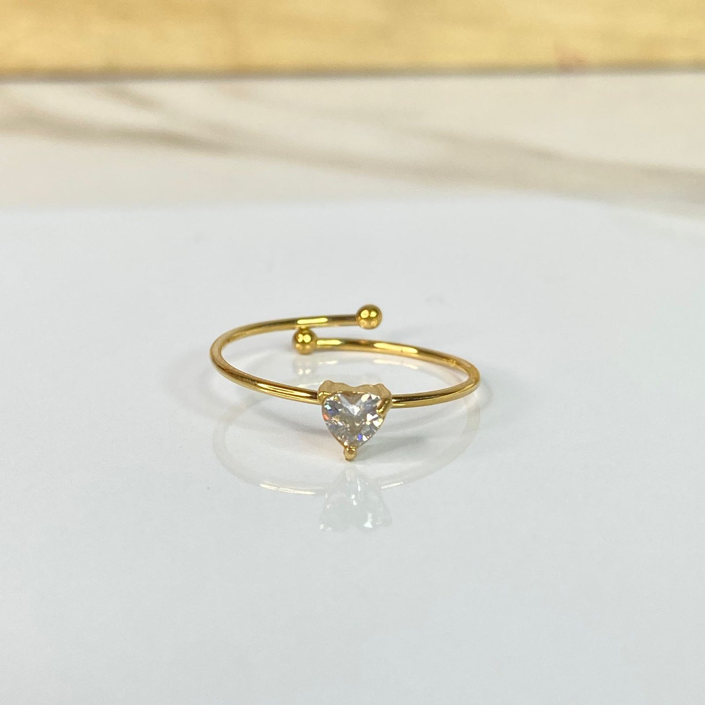 Little Heart 18K Ring