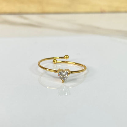 Little Heart 18K Ring