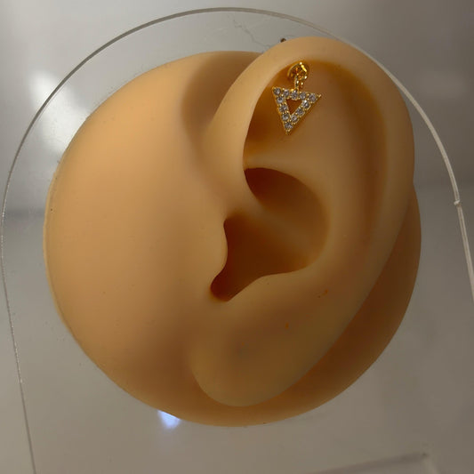 Triangle 2in1 Flatback Earrings