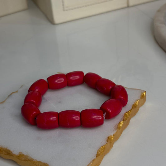 Natural Beads Stretchable Bracelet