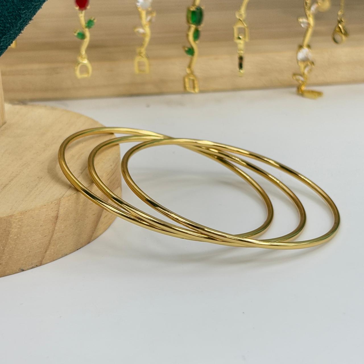 Classic Minimal Bangle  (Size-2.4)