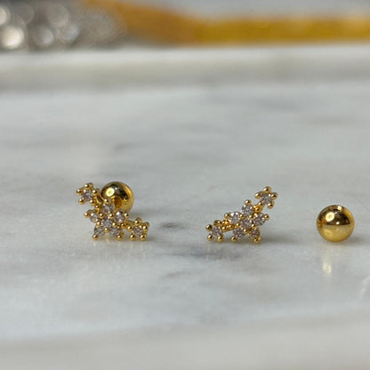 Bloom Flatback Earrings