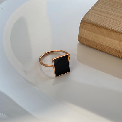 Square Classic Ring