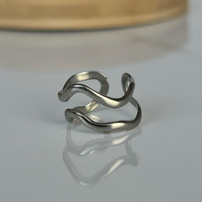 Wave Silver Ring