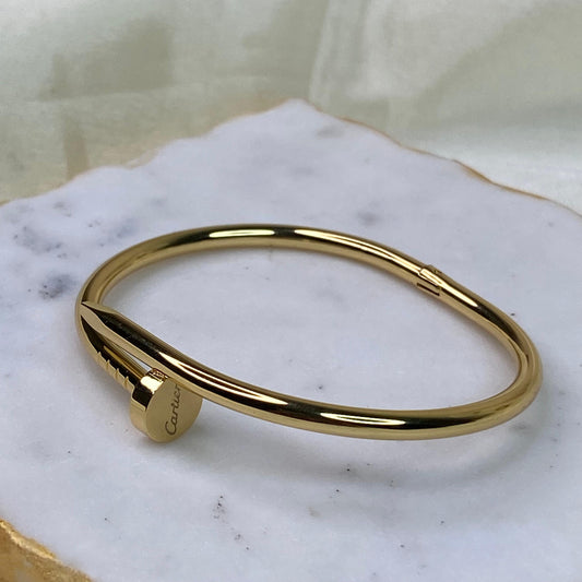 Gold Nail Bracelet( Small Size - 2.2-2.4)