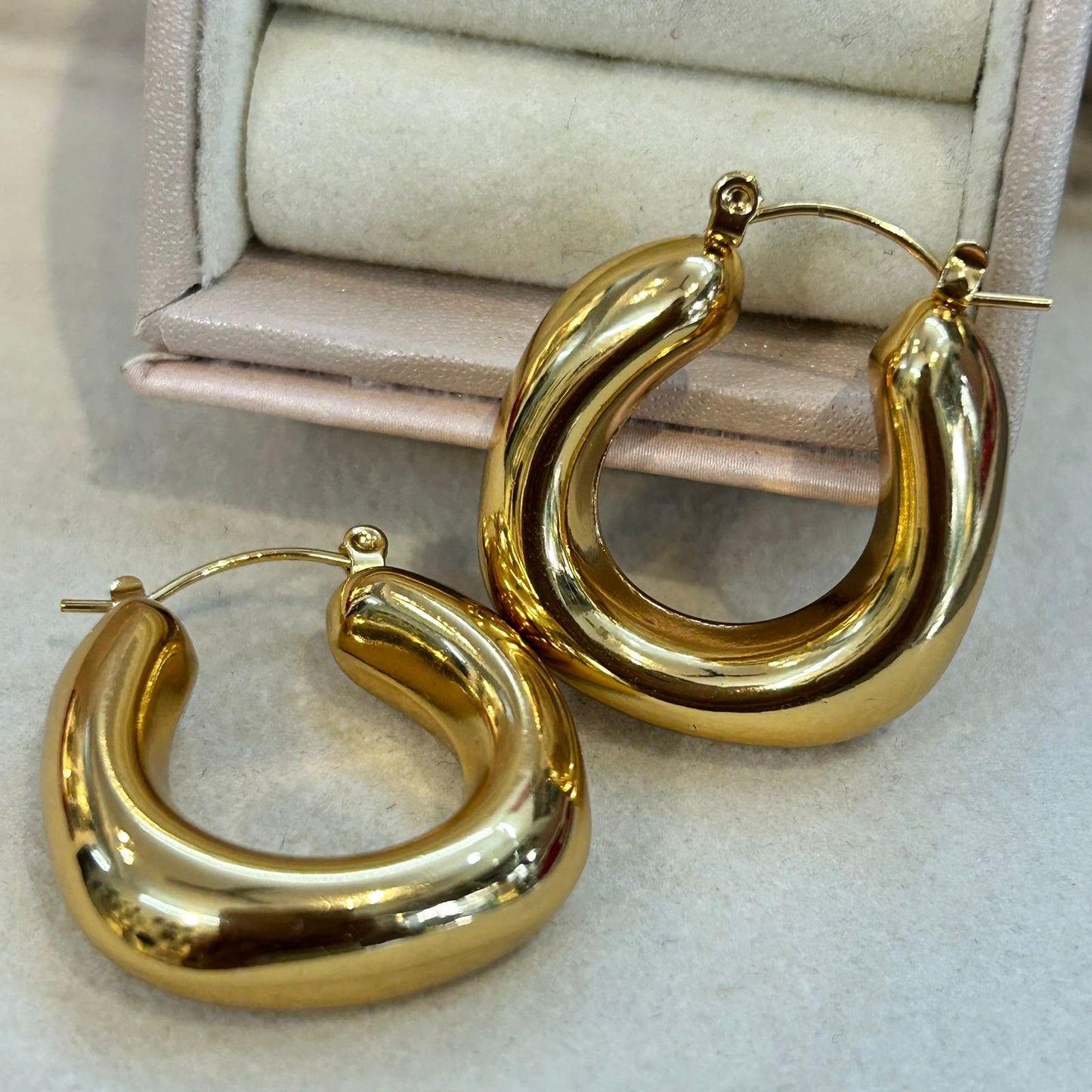 Gleam Hoop Earrings