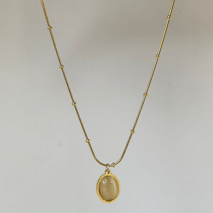 White Opal Necklace