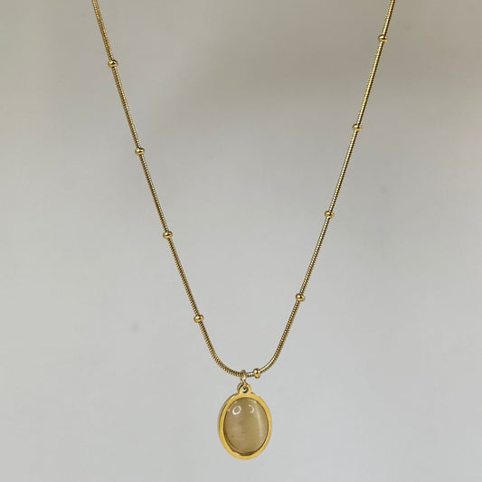 White Opal Necklace