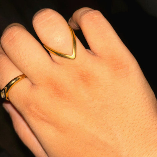 V Vanki Plain Ring