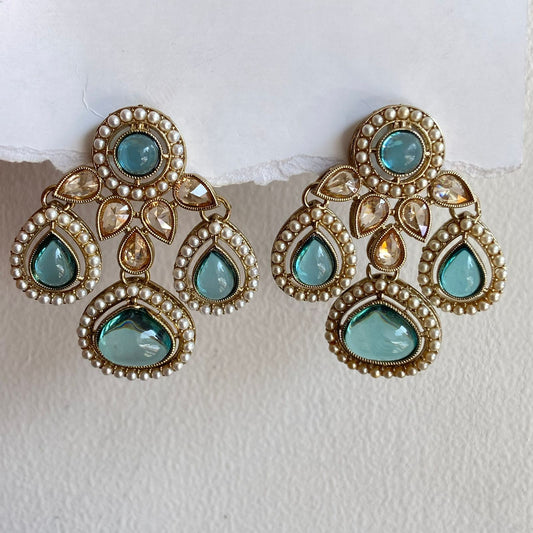 Noor Pakistani Jhumki (Blue)