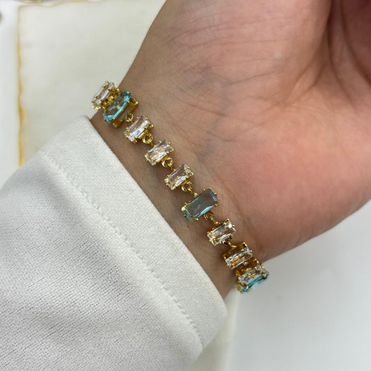 Ocean Prism Cinderella Chain Bracelet