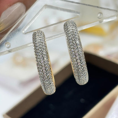 Luxe Round Hoop Earrings