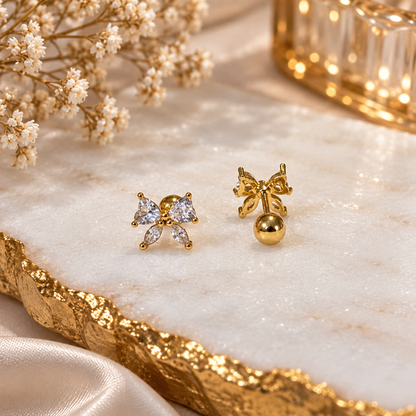 Bow Ballback Studs