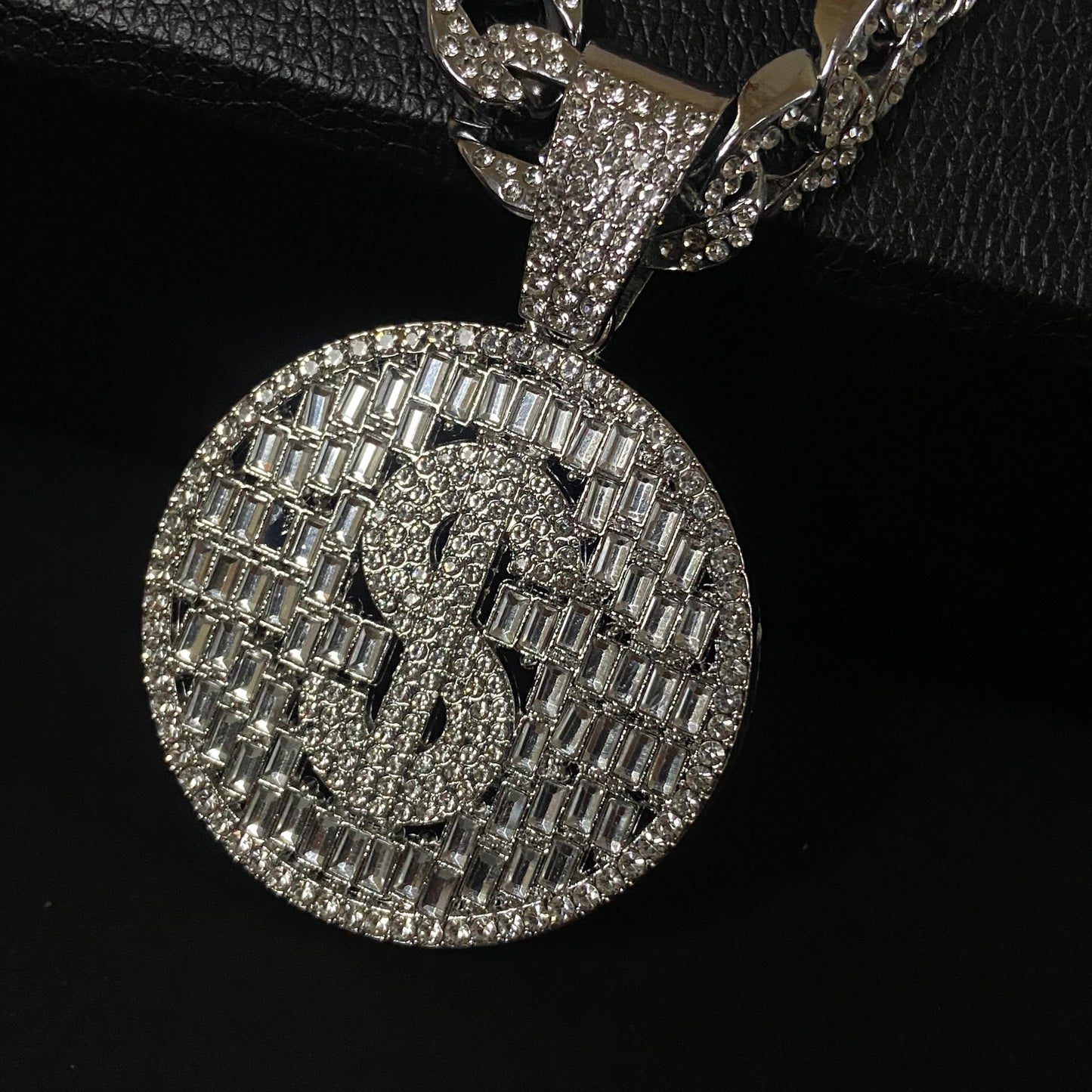 Dollar ICED Out Neckchain