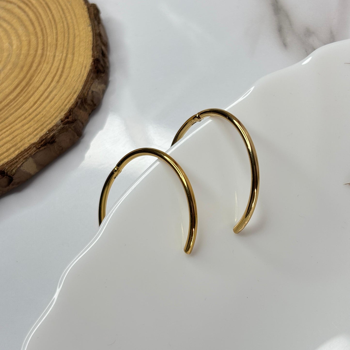 Round Big Hoops
