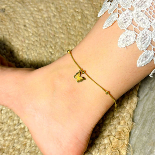 Butterfly Hanging Anklet